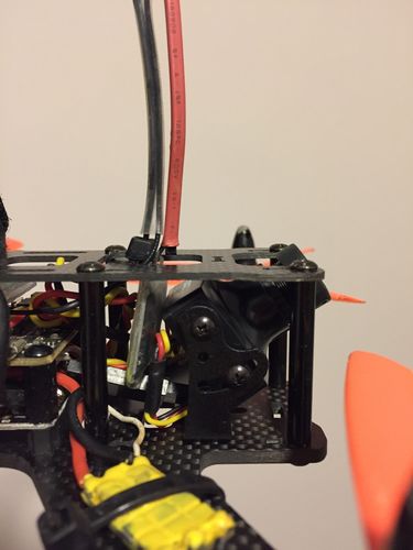 Customer photo review of Foxeer Arrow HS1190 FPV Camera (Sony CCD WDR Built in OSD & Mic)