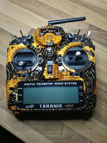 Customer photo review of FrSky Taranis X9D Replacement LCD Monitor Screen Plate / Switch Sticker