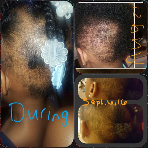 Customer photo review of Mink little all natural hair butter