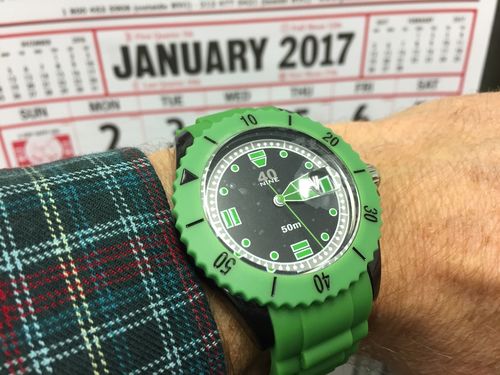 Customer photo review of 40Nine Medium 40mm Grey & Blue Watch