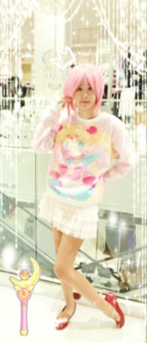 Customer photo review of [Princess-misery Design] [Sailor Moon Donut] Fleece Jumper SP141604