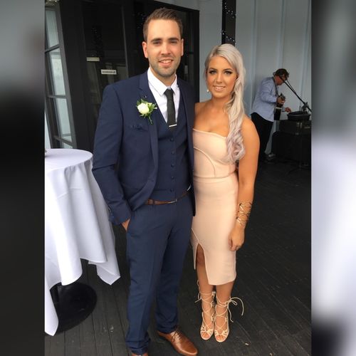 Customer photo review of Ava Dress | BLUSH PINK
