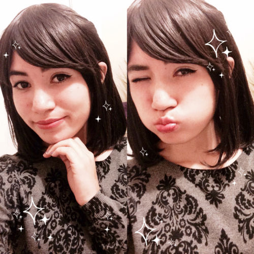 Customer photo review of [Black/Brown] Daily Wear Bobo Short Wig SP130121