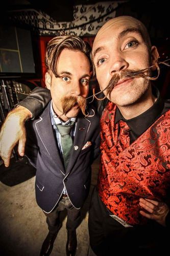 Customer photo review of DUBS STACHE CREAM - FIRM HOLD - BAY RUM