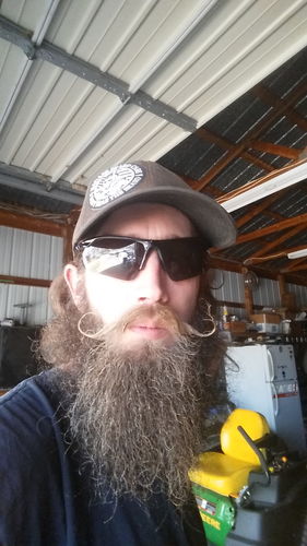 Customer photo review of DUBS STACHE CREAM - FIRM HOLD - BAY RUM