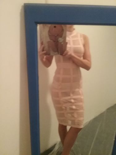 Customer photo review of Sugar & Spice Dress | BLUSH PINK