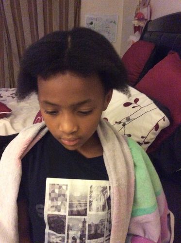 Customer photo review of Mink little all natural hair butter