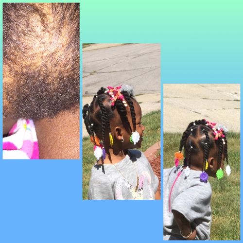 Customer photo review of Mink little all natural hair butter