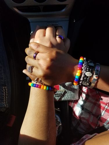 Customer photo review of LGBT Pride & Equality Ring - Offer