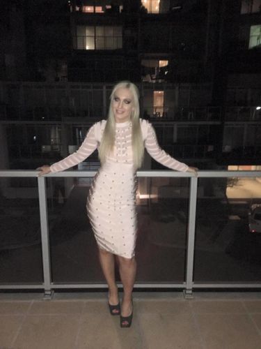 Customer photo review of Studded Affair Dress | NUDE