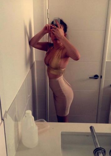 Customer photo review of Havana Two-Piece Set | Gold & Nude