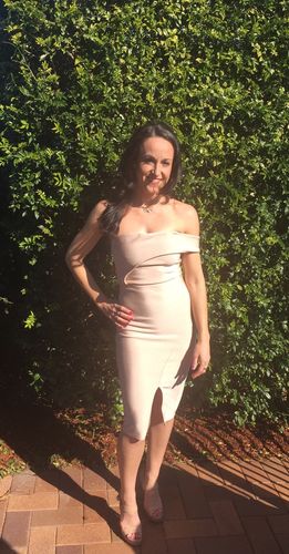 Customer photo review of Ava Dress | BLUSH PINK