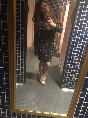 Customer photo review of Studded Affair Dress | BLACK