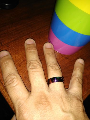 Customer photo review of LGBT Pride & Equality Ring - Offer
