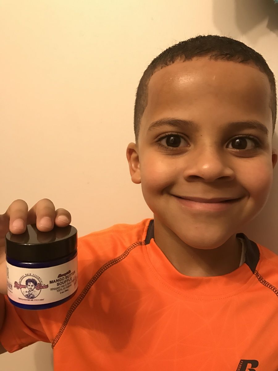Customer photo review of Mango Butter Souffle Whipped Hair/Body Butter