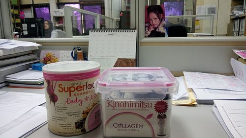Customer photo review of Lady Combo : Superfood Lady 500g + Collagen Diamond 16's