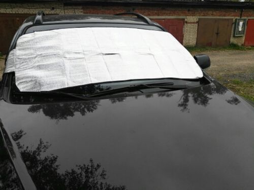 Customer photo review of Smart Windshield Cover