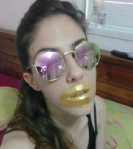 Customer photo review of 10PCS 24K Gold Intensive Care Collagen Lip Mask