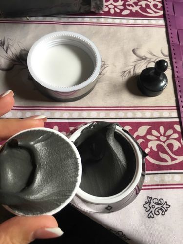 Customer photo review of Mineral-Rich Magnetic Mud Mask