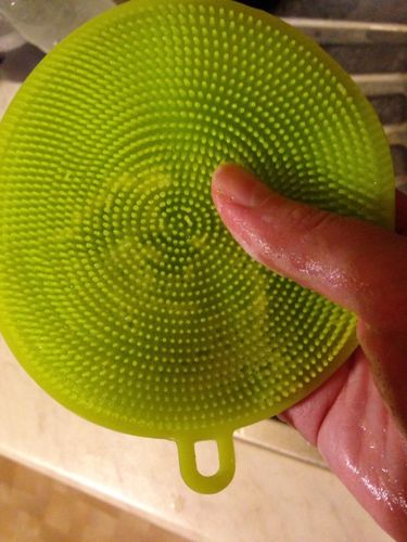 Customer photo review of Better Sponge Silicone Dishwashing Sponge