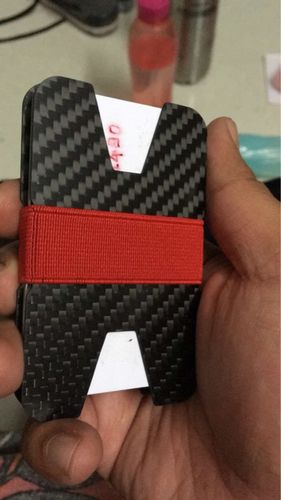 Customer photo review of Carbon Fiber Wallet / Card Holder
