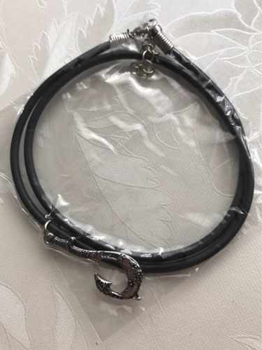 Customer photo review of Maui Fishing Hook Necklace