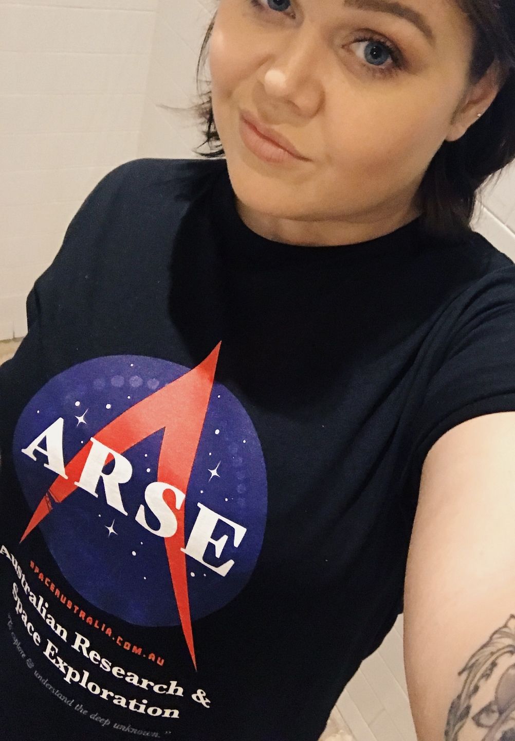 Customer photo review of Launch Tee - Black