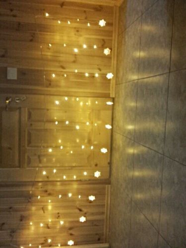 Customer photo review of LED Snowflake String Lights