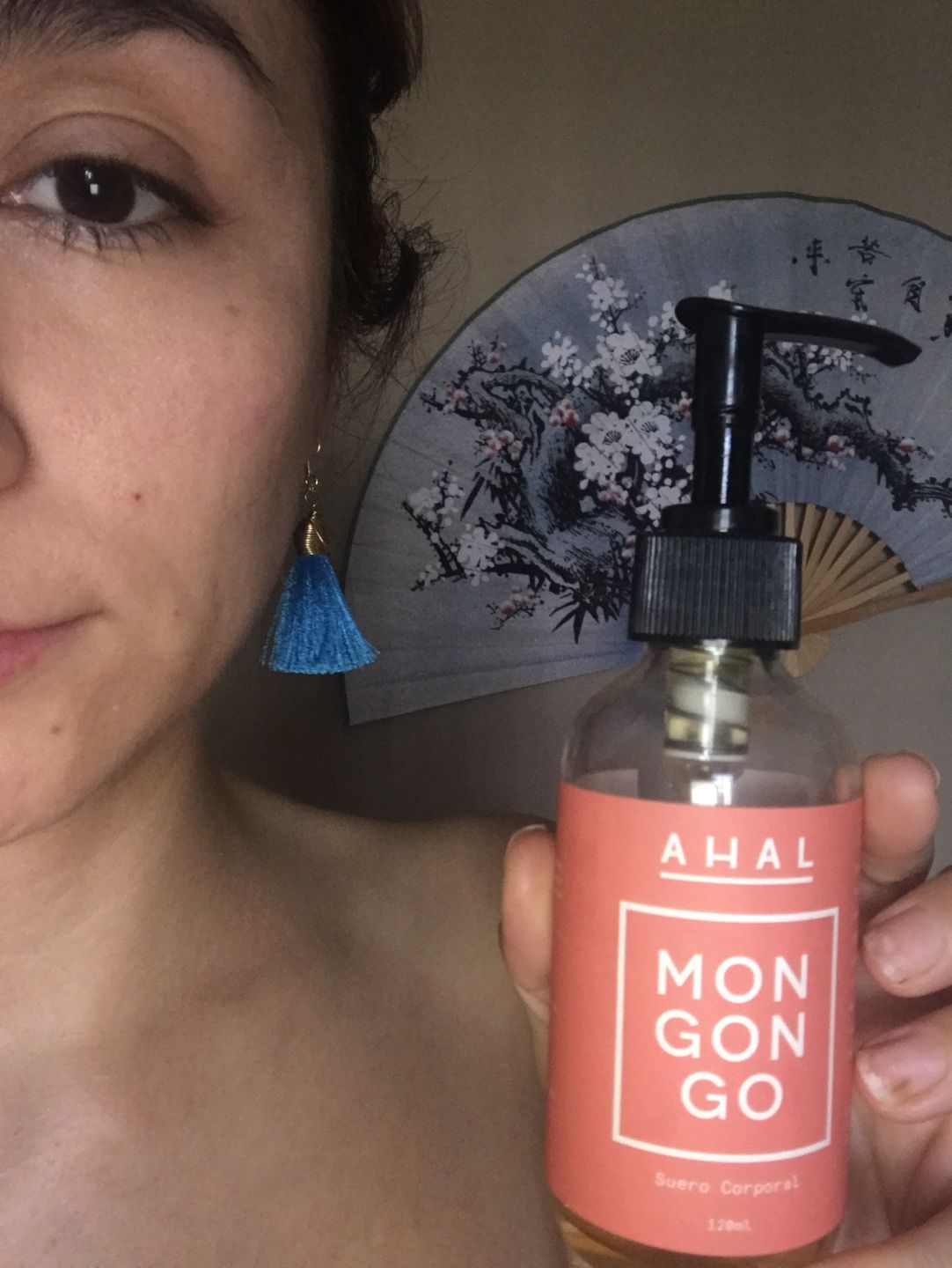 Customer photo review of Suero Corporal Humectante Mongongo con Pachuli