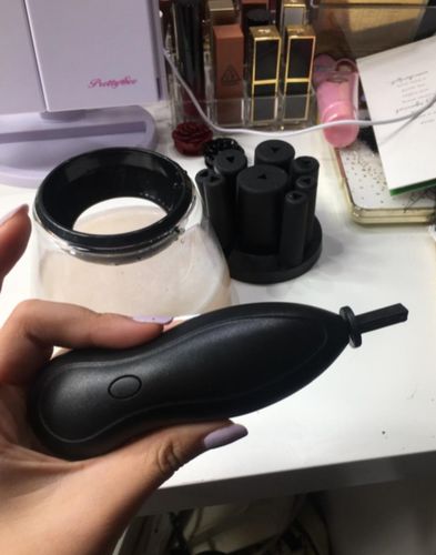 Customer photo review of Electric Makeup Brush Cleaner