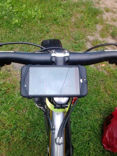 Customer photo review of RAPIDMOUNT - SMARTPHONES ON HANDLE BARS IN SECONDS