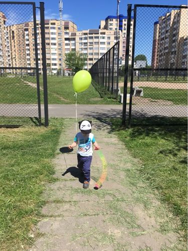 Customer photo review of Magic Rainbow Slinky