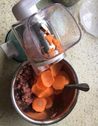 Customer photo review of Spiralizer 3-Blade Vegetable Slicer® - SAVE 55% TODAY