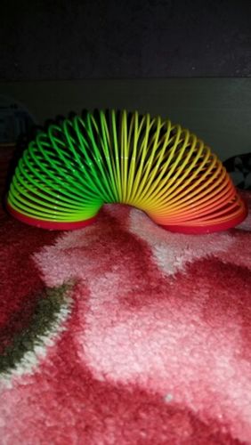 Customer photo review of Magic Rainbow Slinky
