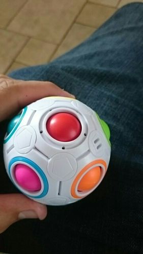Customer photo review of Magic Rainbow Color Ball