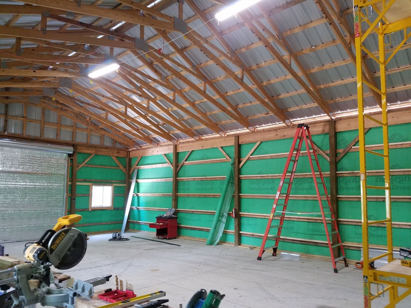 Customer photo review of T8 4ft V Shape LED Tube 30W Integrated 6500k Clear, 4 foot LED shop lights, 4000 Lumens