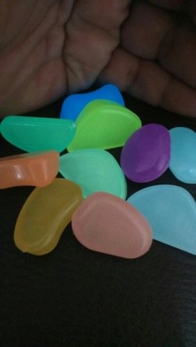 Customer photo review of Luminous Pebble Glow Stones