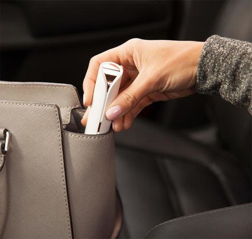 Customer photo review of Rose Gold Plated Epilator for Facial Hair Removal