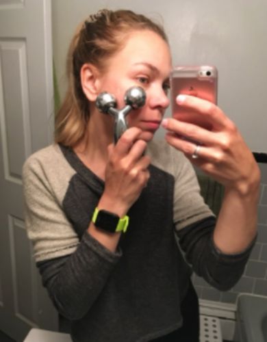 Customer photo review of 360 Face Body Toning Massager