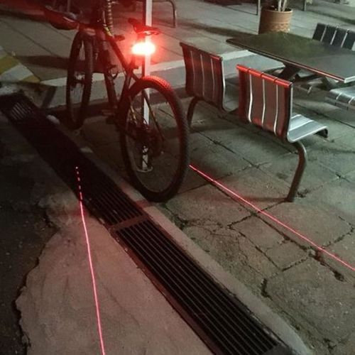 Customer photo review of CycleLight - Smart LED Wireless Tail Light