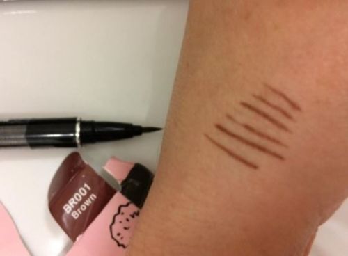 Customer photo review of Waterproof 7 Days Eyebrow Tattoo Pen - Offer