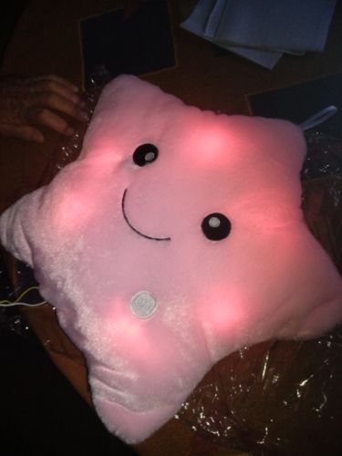 Customer photo review of Luminous Star Pillow