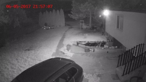 Customer photo review of WiFi Light Bulb Security Camera