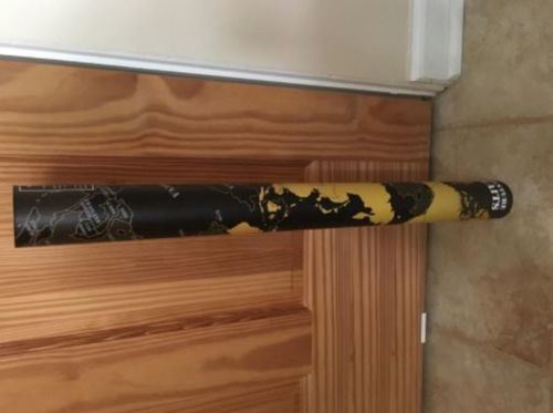 Customer photo review of Wanderlust Map