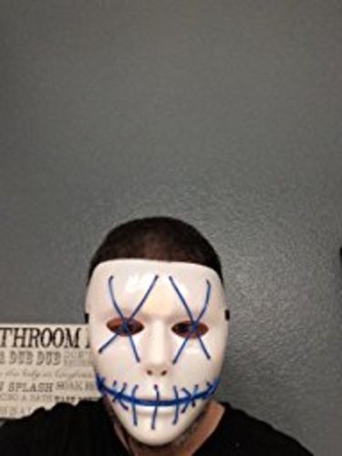 Customer photo review of Halloween LED Masks (Choose Your Style)