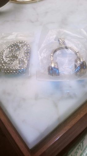 Customer photo review of Premium Headphone Necklace