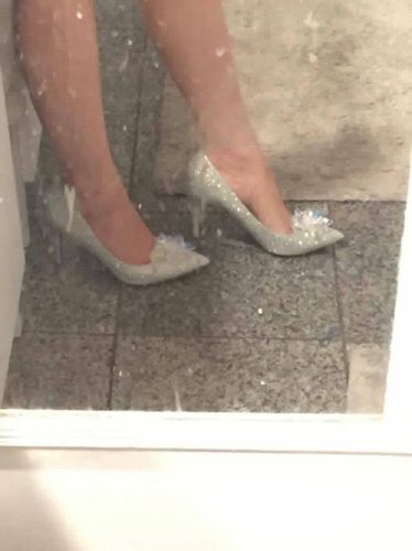 Customer photo review of Cinderella Heels