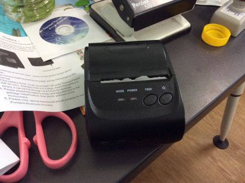 Customer photo review of Android Mini Bluetooth Thermal Printer