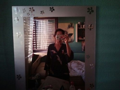 Customer photo review of CRANE CHINESE BIRDS CHIFFON ELEGANT GRUNGE BLOUSE