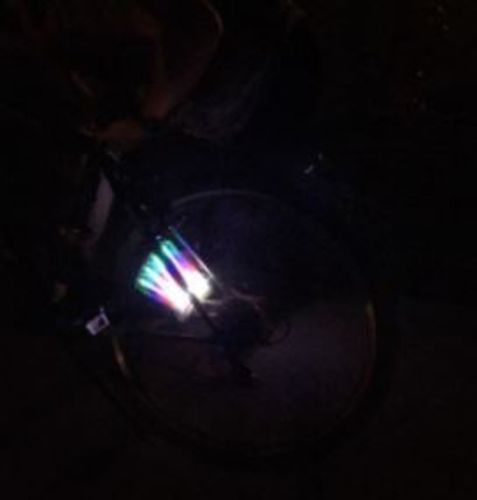 Customer photo review of Bicycle LED Wheel Lights